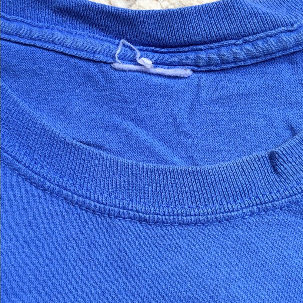 Blue Long-Sleeve Graphic Men’s Shirt with Orange Accents Phi Delt 17 - Picture 2 of 5